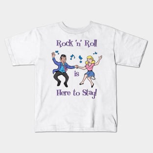 Rock 'n' Roll Dance Couple Kids T-Shirt